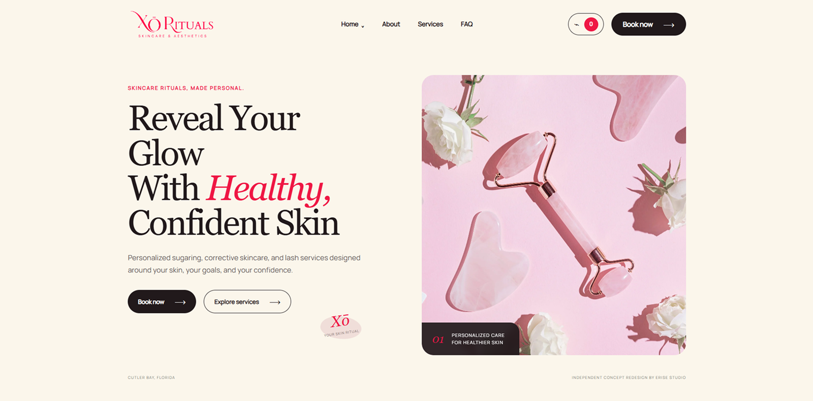 Xō Rituals concept redesign by Erise Studio